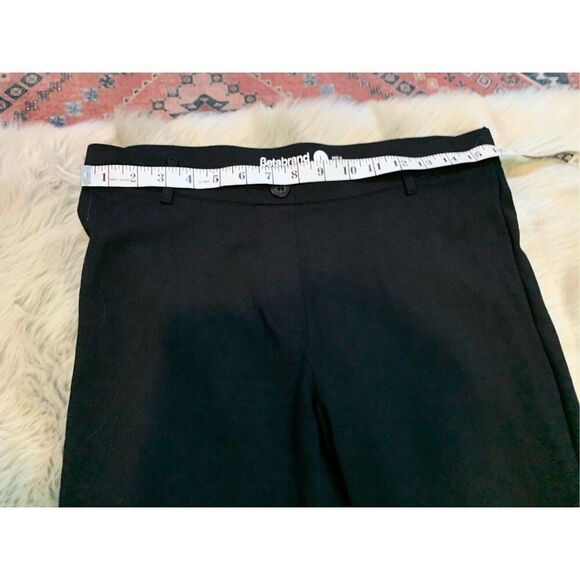 Betabrand Straight-Leg Classic Dress Pant Yoga Pant Black Large - Picture 9 of 11